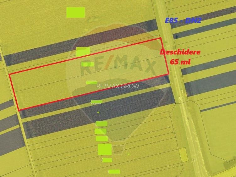 Teren intravilan 18.000 mp Nord Roman la E85 - 4