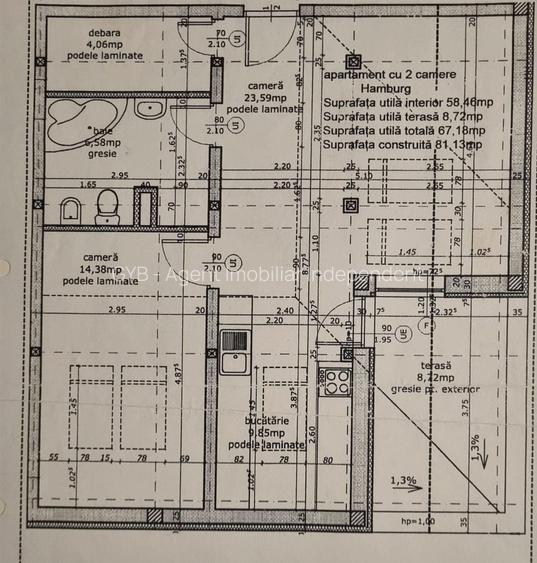 Apartament modern cu 2 camere /  priveliste panoramica si terasa generoasa - 1