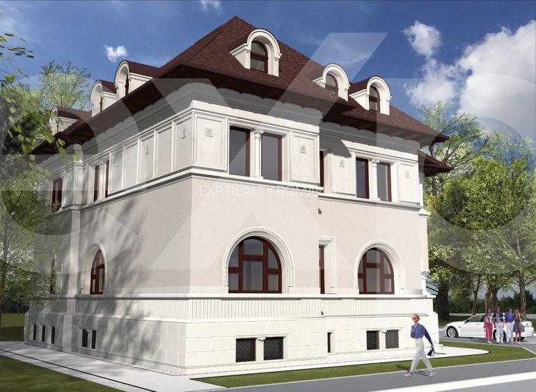 Vila cu arhitectura deosebila de vanzare- Primaverii- televiziune - 3