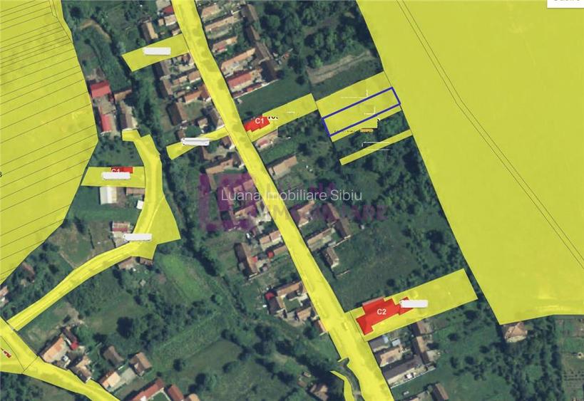 Teren 2243 mp de vanzare in Marpod | intravilan | utilitati - 3