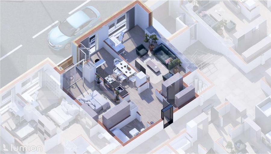 Apartament 3 camere, 2 bai, 79mp, zona Aleea Sadoveanu - 2