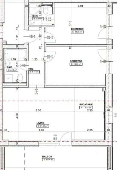 3 camere | Ela Cotroceni | Etaj 6 | Balcon generos - 9