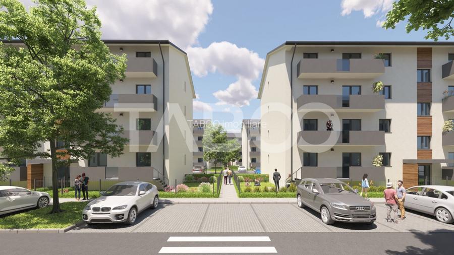 Apartament 3 camere 2 bai balcon parcare privata Doamna Stanca Sibiu - 7
