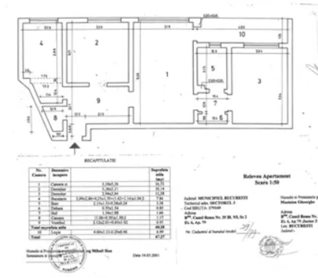 Apartament 3 camere Titan - langa parc IOR - 3 min - 5