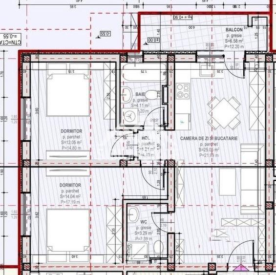 Apartament 3 camere, 2 bai, Selimbar, Sibiu - 3