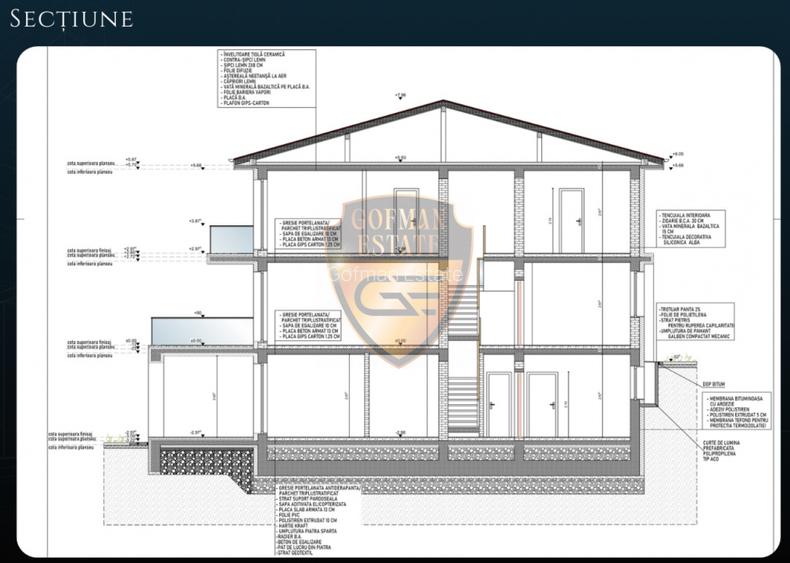 Vila D+P+1E , Ovidiu langa lac Alpha Villa Lake, parcare, gaze, 2 terase, 2 balc - 9