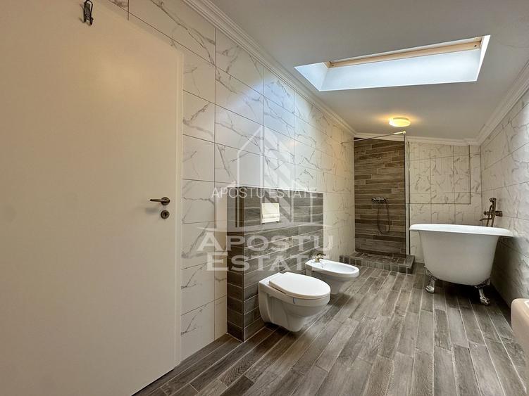 Penthouse 4 camere de vanzare, 2 bai complet mobilat si utilat - Giroc - 21