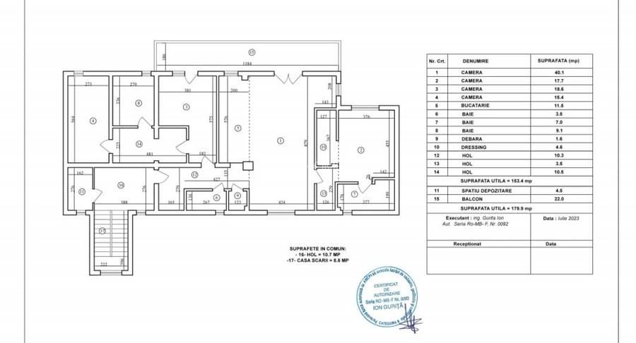 Otopeni Libertatii apartament 4 camere bloc boutique - 3