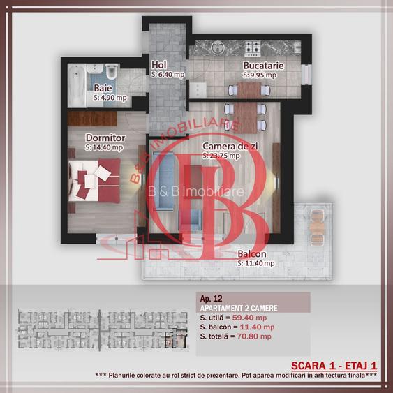 2 camere decomandat -oferta lansare proiect Pallady - 1