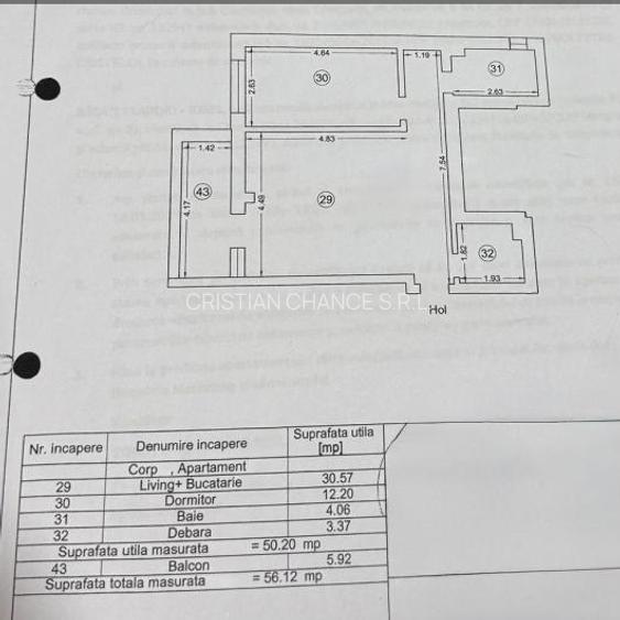 39615  Apartament 2 camere Euromaterna - 12