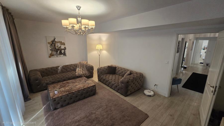 Apartament 3 camere, decomandat, loc parcare, mobilat si utilat