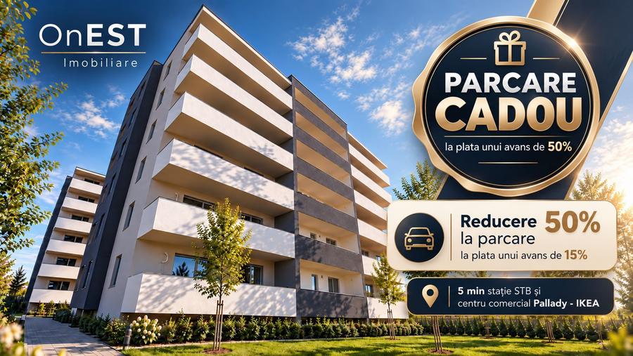 Apartament 3 Camere, Sector3. Parcare Cadou la 50% avans, Metrou