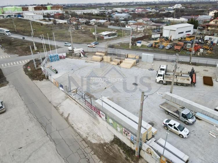 Teren industrial betonat 3.060 mp- Acces TIR-Utilități complet- JILAVA - 3