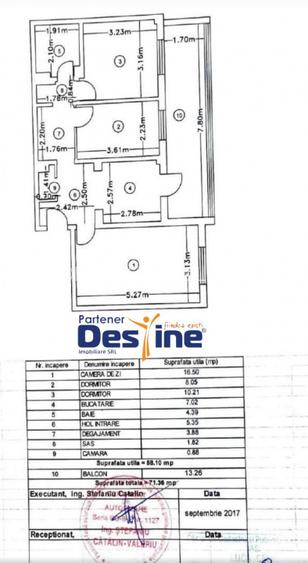 PACURARI, Apartament 3 camere decomandat , SMART - 13