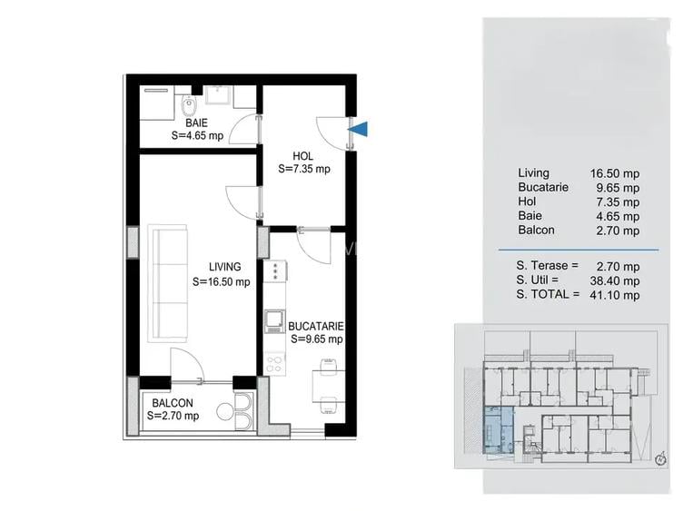 Titan Pallady metrou Garsoniera Decomandata ansamblu deosebit - 6