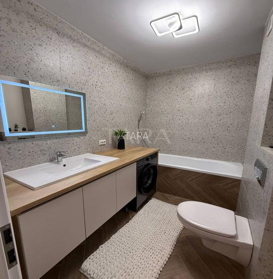 Apartament 3 camere cu grădină. Ultrafinisat si mobilat. - 3