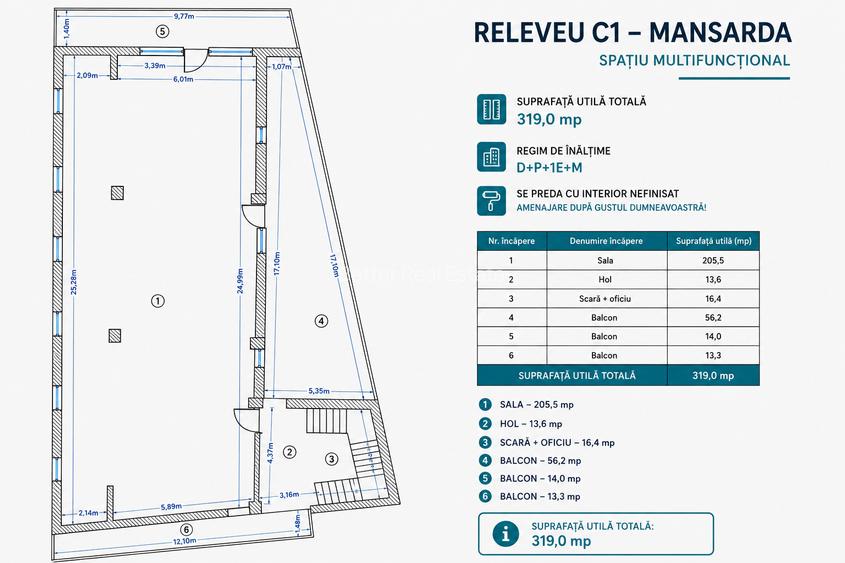 Spatiu Comercial / Cladire Multifunctionala De Vanzare – 1320mp - Comuna Berceni - 17