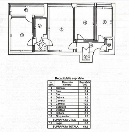 Ferdinand,Metrou,bl.reabilitat,Amenajat,2 bai,Liber - 9