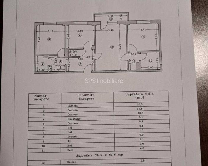 Vanzare apartament 3 camere Iancului - 6
