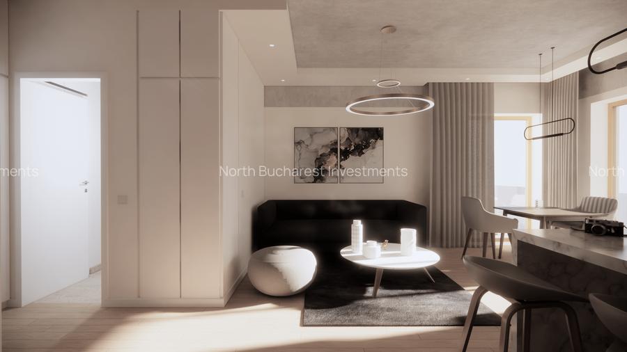 3 CAMERE - PIPERA - BLOC NOU - PRESALE - LOBBY 4 M - PARC INTERIOR - COMISION 0% - 3