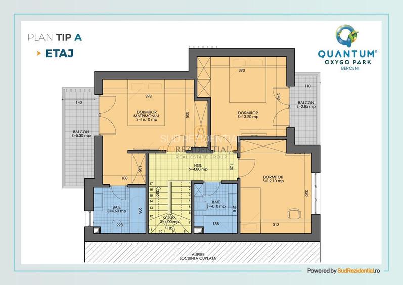 Vila eficienta energetic, 4 camere, Ansamblu Quantum OxyGo Park Vidra - 19