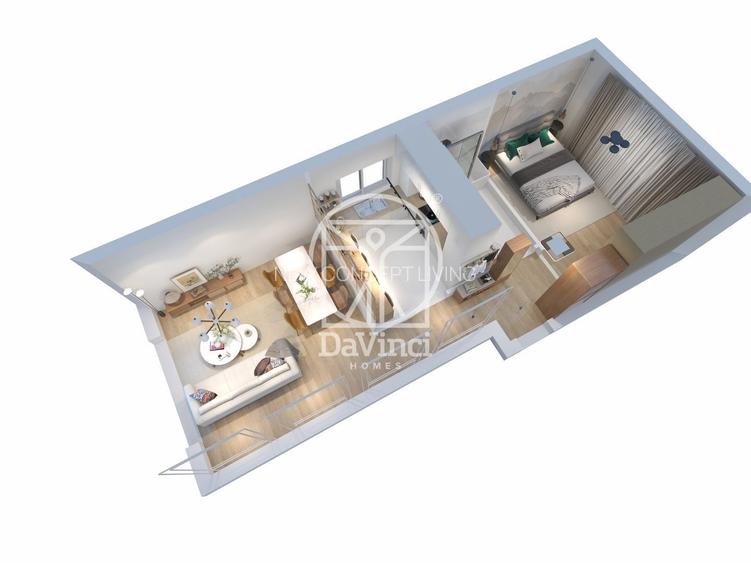 Direct dezvoltator - Ap. 2 camere, la cheie, aer conditionat  jaluzele - 8