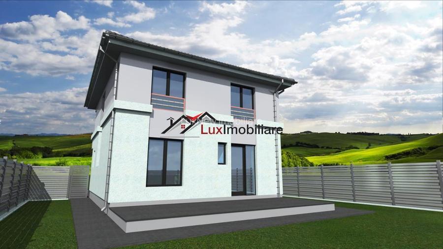 Casa superba semifinisata 120 mp utili + 450 mp teren liber. Zona Corusu. - 11