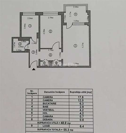 Vanzare apartament 2 camere | Titan | Scoala Hamburg | intrare parc IOR | etaj 1 - 12