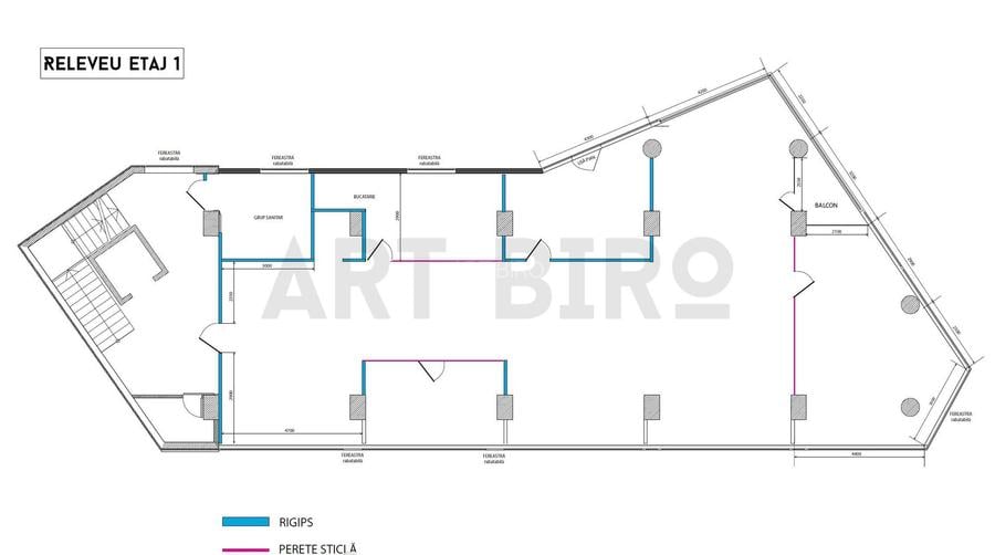 Zero comision, 260mp birouri cu depozitare, Victoriei, 7' metrou - 1