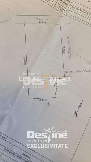 COMISION 0% CUMPARATOR - Teren intravilan 900 mp - Vișan, Barnova - 5