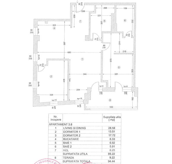 Apartament de 3 camere cu loc de parcare în subteran lângă parcul Izvor - 10
