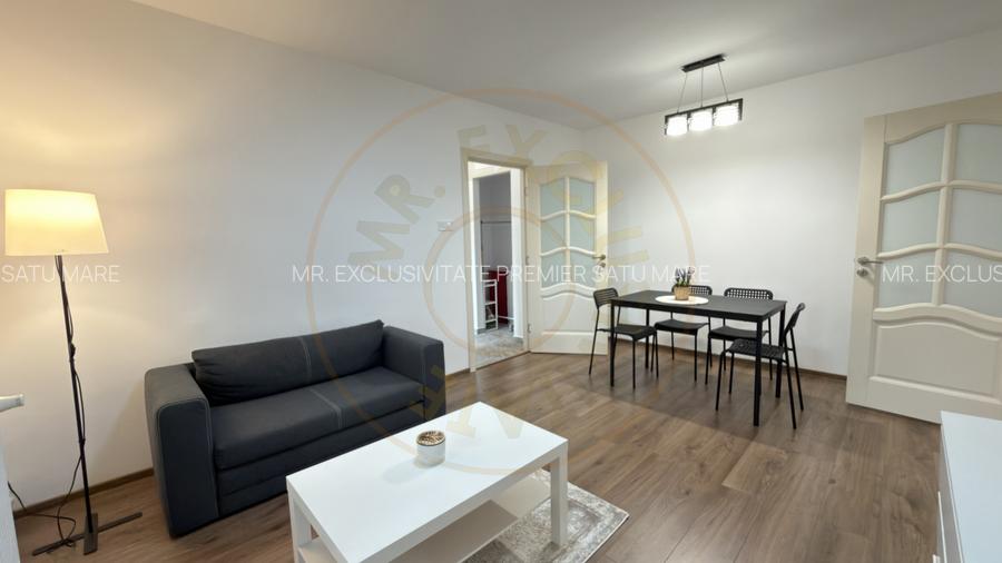 Apartament 2 camere Etaj II Carei - B-dul 25 Oct. Zona Monument - Comision 0% - 12