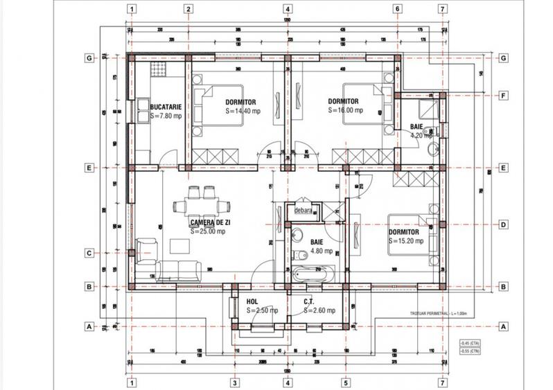 Cumpana- Casa 4 camere la alb+ teren - 9