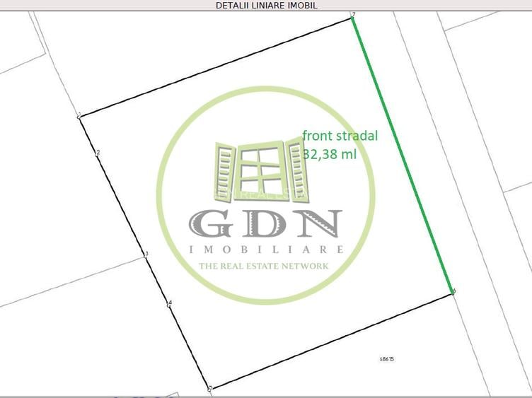 Teren intravilan construibil, suprafață 1000 mp, Leș - 3