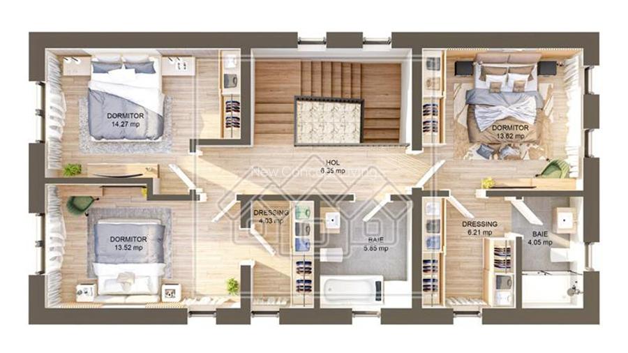 Casa de vanzare in Sibiu - noua, individuala, curte mare, teren 644mp - 31