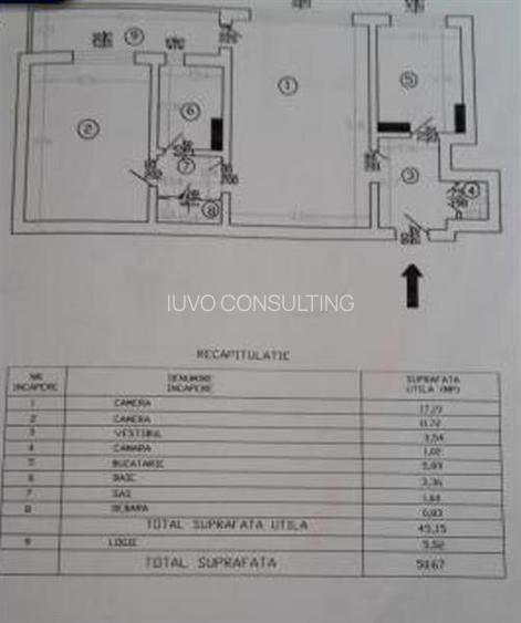 Apartament 2 camere Semidecomandat Berceni-Straduintei - 11