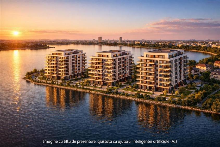 Teren 3771 mp,zona Lacul Morii, Vedere catre lac - 5