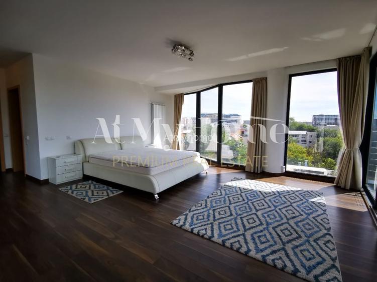 Duplex Spectaculos cu 5 camere, vedere libera Herastrau, mobilat modern, parcare - 14