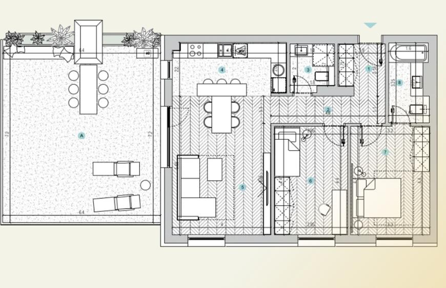 NOBLE Piatra Craiului * Apartament 3 Camere Tip 4 Finisat - 1