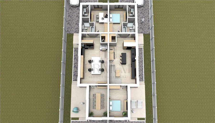 ALBINA - Duplex pe plan - personalizare interioara - toate utilitatile - 4