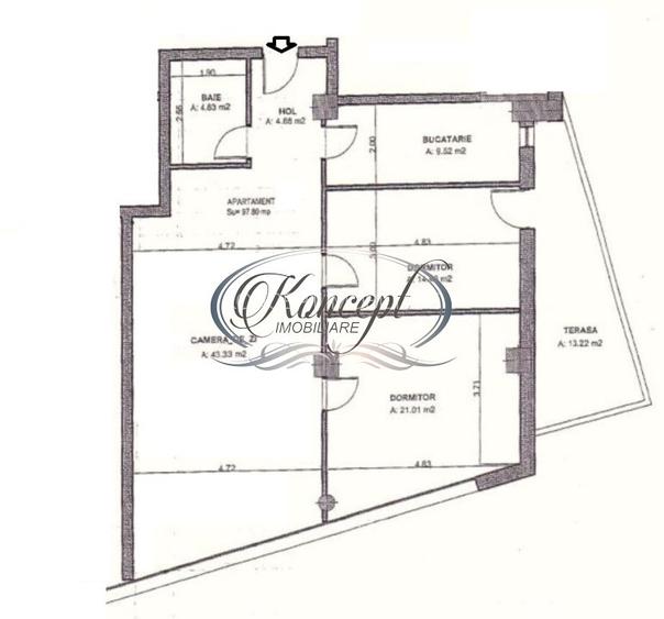 Apartament confort sporit pe strada Traian - 5