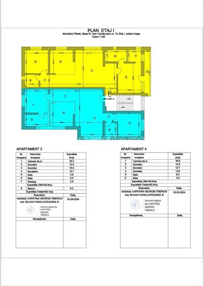 Apartamente 3 camere, Negru Voda, Pitesti - idealimob.ro - 2