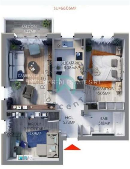 Apartament 3 camere Maurer Villas, Tractorul, Brasov - 7