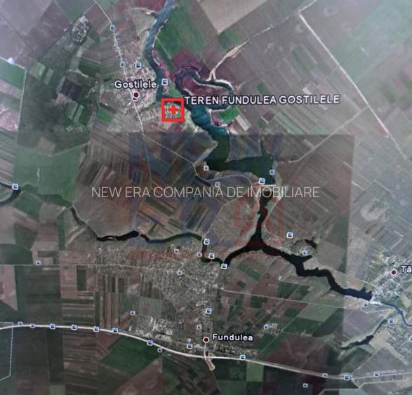 Teren 1926 mp Gostilele - Vedere Lac - 109m deschidere(2 strazi) - Fundulea   - 12