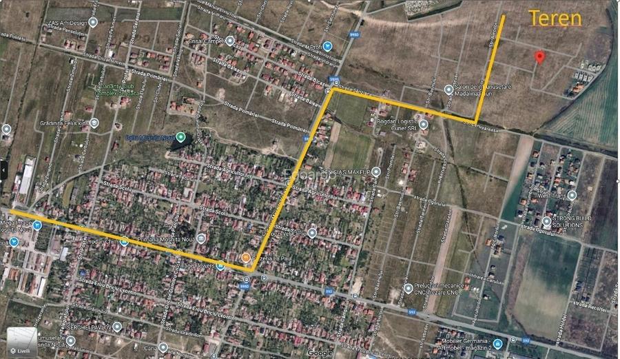 33 Parcele cu utilitate de vânzare în noul cartier Basmelor din Mosnita Noua - 3