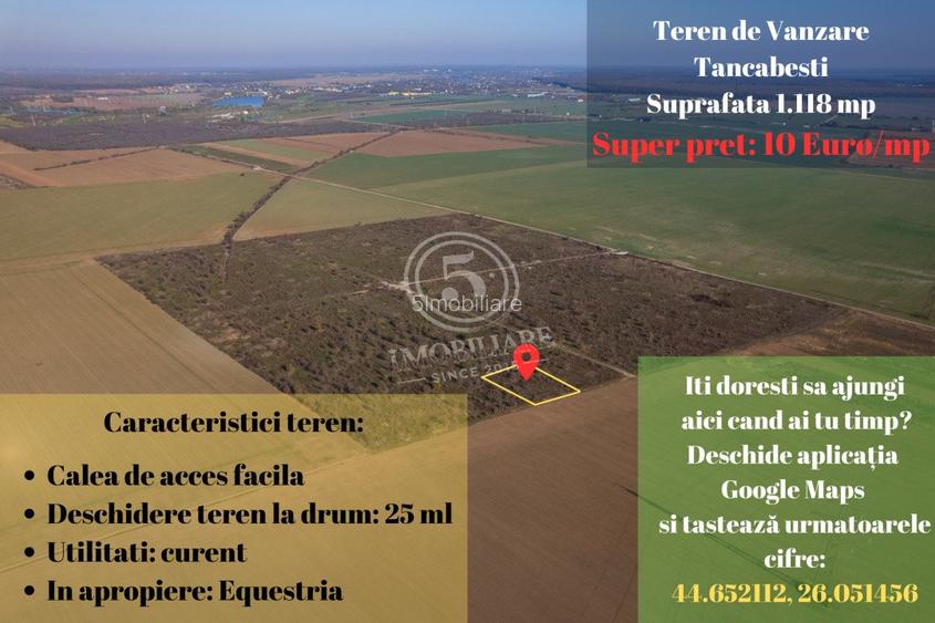 Ocazie- Teren Intravilan de Vanzare- Peris Snagov- Doar 10 euro/mp - 2