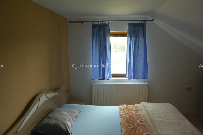 Casa P+E, la 15 km de Poiana Lacului, finisata, mobilata,  teren 7500mp, - 3