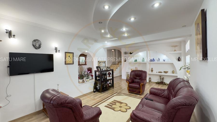 Casă 5 camere P+1 Teren 1010 mp Str. Agoșton - Carei - Comision 0% - 15