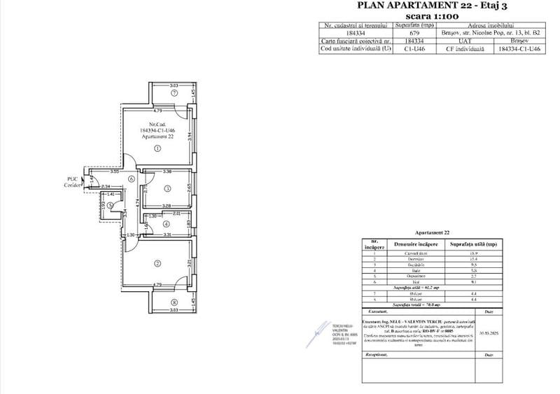Apartament Deosebit 2 Camere – Paradis Residence, Sud-Est, 61 mp - 22