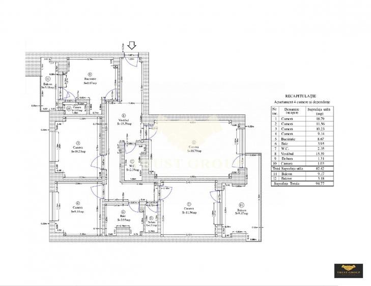 Apartament 4 camere Parcul Circului | 2 Balcoane | imobil 1981